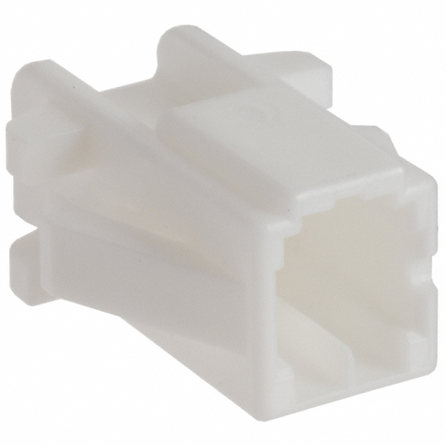 2 Rectangular Connectors - Housings Plug White 0.098 (2.50mm)
